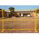 Road Security Welded Wire Mesh Temporary Fence Panels 60X100mm 12FT Width