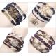 Zhejiang European and American jewelry jewelry hand-woven leather bracelet