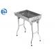 Stainless Steel Outdoor Charcoal Grill 73x33x71cm Portable Folding