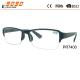 2018 new design half rim reading glasses ,made of PC frame,suitable for women and men