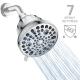 Thermostatic Faucets 7 Function High Pressure Bathroom Shower Head Overhead Shower
