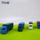 1:150 scale 8cm long architectural model plastic miniature Container truck trailer for model building train layout