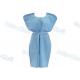 Sterile SMS / PP Disposable Protective Apparel Patient Gown Without Sleeves