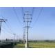 Hot Dip Galvanized Electric Electrical Power Pole Transmission Line Steel Pole