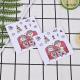 0.08mm Vinyl Cartoon Stickers Milky White PVC Custom Waterproof Stickers