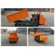 2 Ton Mini Rubber Track Transporter Carrier Dumper Truck 600 Kgs Loading Capacity