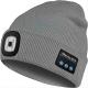 Bluetooth Beanie LED Hat Free Your Hands To Music Phone Answers Flashlight Lighting