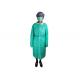 Green Disposable Surgical 16g 25g Non Woven Isolation Gown