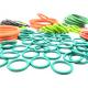 Colorful AS568 OEM/ODM Service NBR HNBR Silicone Rubber O Ring Hydraulic Seals For Oil Industry