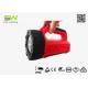 1800 Lm Portable Rechargeable Spotlight With White Red Flood Beam