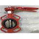 Handle Butterfly Fire Protection Valves Anti Corrosion 1.6mpa