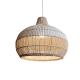Bamboo Rattan Pendant Light , Wicker Ceiling Lamp For Indoor Home Decor