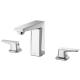 Two Handle Bathroom Faucets Single Hole 341mm 145mm for Washroom