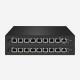 DC Power Supply 10 Gigabit Ethernet Switch With 8 10Gbps Auto Sensing RJ45 Port