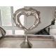 Polished Modern Stainless Steel Art Sculptures Metal Outdoor Decoration