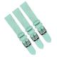 Mint Green 18mm Leather Watch Strap Bands Flower Embroidered