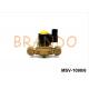 Brass Natural Color Gas Solenoid Valve G3/4'' SAE MSV-1090/6 Diaphragm Structure