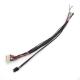 24V Car Stereo Auto Electrical Cable Assembly Wire Harness Kit with Two Hole Pins
