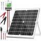 20W 12V Solar Panel Battery Charger Trickle Maintainer For Motorcycle Automotive