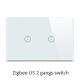 Remote Control Lighting Zigbee Home Automation Wall Switch For Smart Home System