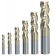 6 Piece 3 Flute Carbide End Mill Cutter For Aluminum Cutting Tools