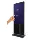 46inch 55inch floor standing lcd advertising player Pedestal lcd large network digital advertising screens kiosk on whee