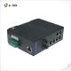 Rugged Industrial PoE Switch 4 Port 1000t 802.3bt Poe + 2 Port 1000t + 2 Port 1000X SFP