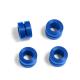 Blue SBR Round Rubber Grommets High Temp Silicone Washers NSF61