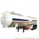 48m3 Aluminum Fuel Tanker Semi Trailer Tri Axle For Diesel ,Oil , Gasoline, Kerosene  Transport  48T-50Ton