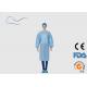 SMS Material Blue Surgical Gown , Neck / Waist Ties Type Blue Surgical Gown