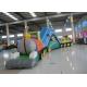 Smooth Funny Inflatable Obstacle Courses High Durability 14 X 1.8 X 3.3m Customized