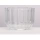 350ml Ribbed Glass Votive Candle Holders for Weddings Parties and Home Decor