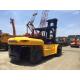 2 Stage High Mast 25 Ton Heavy Duty Forklift , FD250 Used Komatsu Forklift