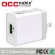 Portable Fast Charging Block , 15.5W 100-240V Qc 3.0 Wall Charger