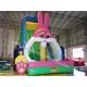 Rabbit inflatable dry slide ,  inflatable jumping castle slide , inflatable slip n slide
