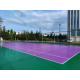 Granules Basketball Floor Coating 13mm Tennis Court Coating Rubber