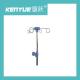 Hospital Bed Infusion Stand Plastic Metal Material Blue Color