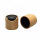 Bamboo Disc Top Consmetic bamboo disc top caps lids covers for cosmetic bottles
