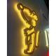 LED Luminous Character Acrylic Billboard Stainless Steel Metal Luminous Character 3D LED Sign