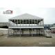 Fire Proof Large Wedding Tents , Roof Cube Tent Aluminum Frame