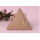 Paper triangle packaging box, creative personalized gift packaging tray, factory direct sales