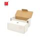 Blister Inside Folding Lid Postal Boxes , 12x5x5 Inches Glossy White Box