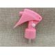 Handheld Mini Trigger Sprayer Blue / Pink / White Color Ribbed Closure