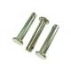 6 x 30 Nickel Flat Head Stainless Steel Clevis Pin With Split Pin Hole DIN 1444