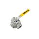 T Port 3 Way Stainless Steel Ball Valve BSP Ends Lever Operated DN32 1000psi