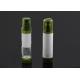 Cingulate Shaped Column Airless Pump Bottles Transparent Custom
