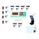 Free Stand Wireless Token Number Calling Queue Management System With Queue Kiosk