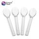 Customized food grade  clear ice cream plastic spoon