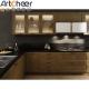 Customized Color LED Cabinet Italian Style Home Kitchen Cabinet with Classical Design