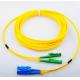 Duplex Singlemode Fiber Optical Patch Cord High Strength E2000/APC To E2000/UPC